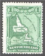Newfoundland Scott 163 Used F (P14.2x14)